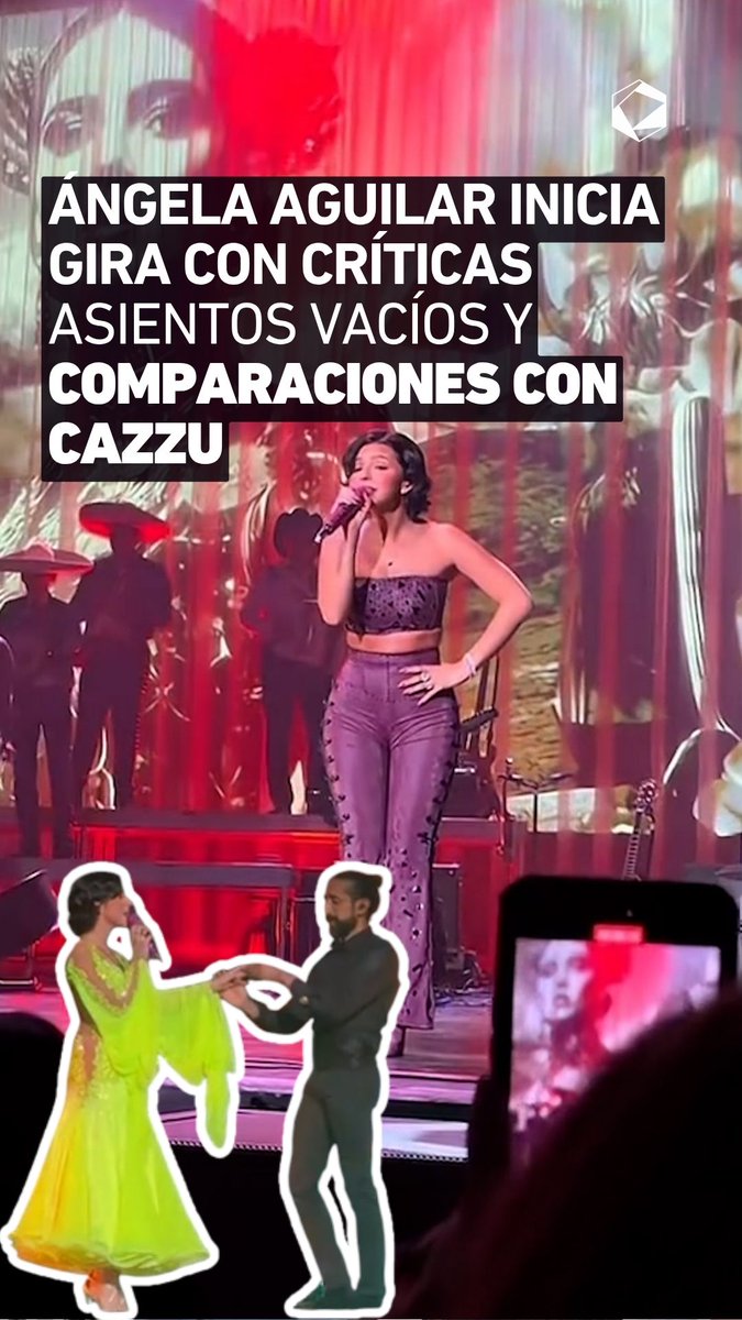 Ángela Aguilar arrancó su “Libre Corazón Tour” con más huecos que aplausos. 💔Ni las promociones evitaron el vacío en el recinto.