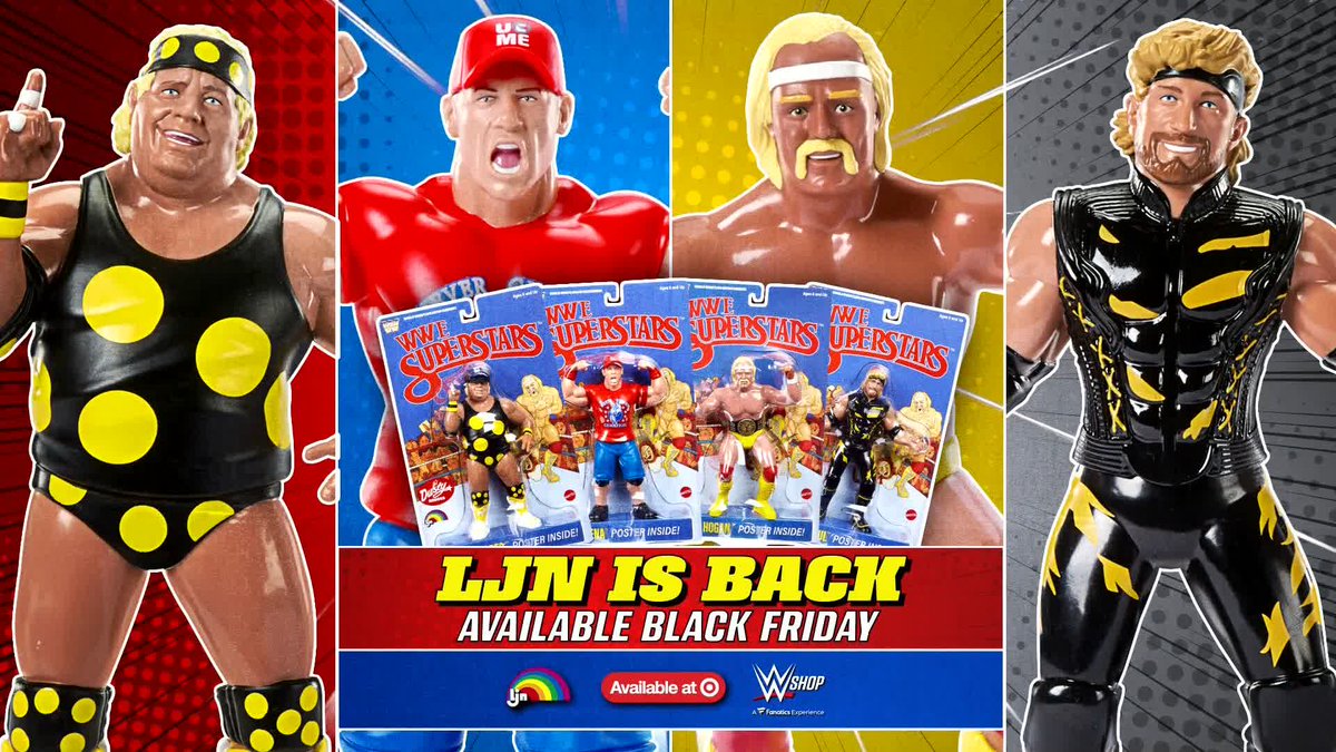 The LJN Superstar Figures are back! Don't miss their return on Black Friday! 🔥