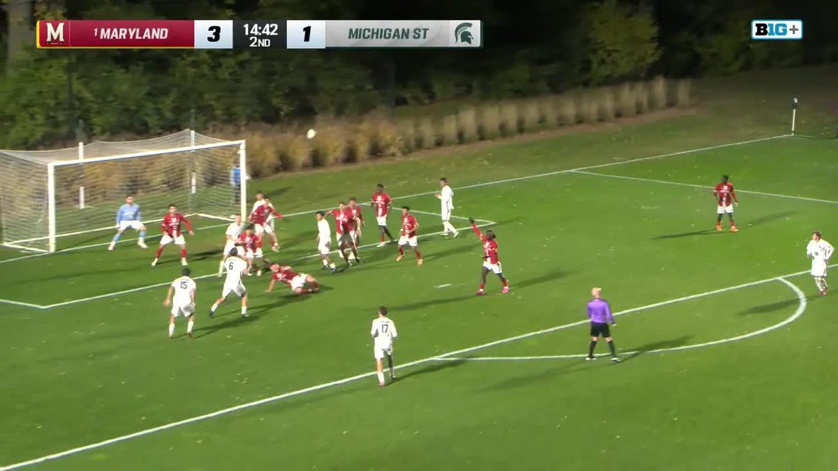 Pressure makes diamonds 💎 Josh Adam slots his first career goal in right in front of the goal, earning the Spartans another one ✔️ MSU 2 UMD 3