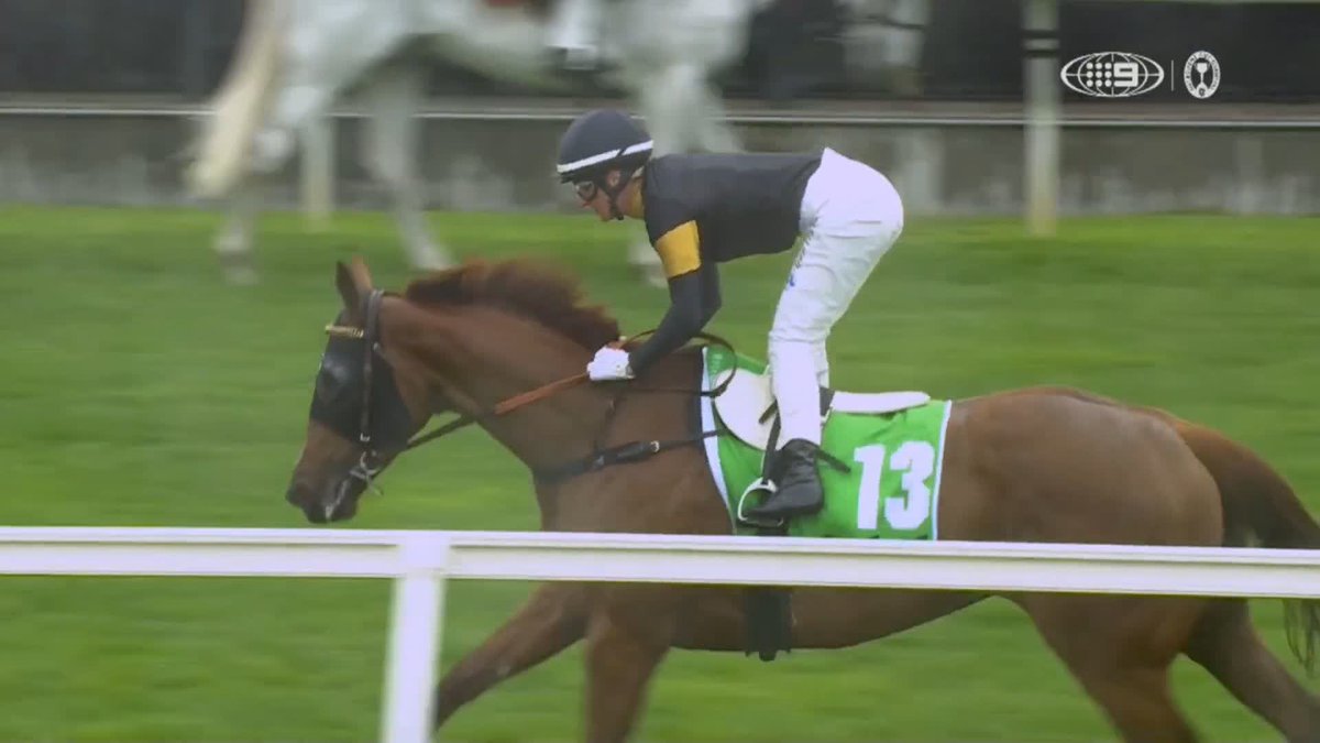 Never looked back 😤 SUNSET PARK wins the TAB Matriarch Stakes for Jamie Melham and BradWiddupRacing. 🎥 Wide World of Sports | #StakesDay | #MelbCupCarnival