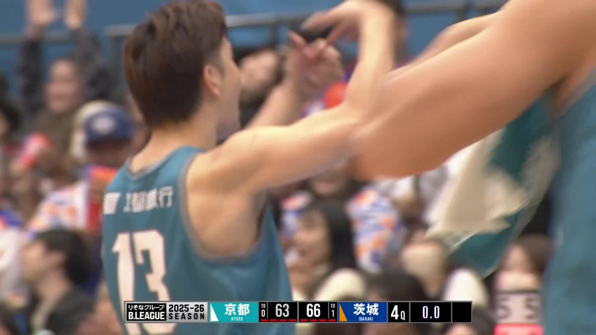 相手ベンチも頭を抱えるビッグショット！！！！ 京都vs茨城は延長戦へ🔥 前田悟 Satoru Maeta 京都ハンナリーズ 📡バスケットLIVEで生配信中 #Bリーグ #りそなグループ