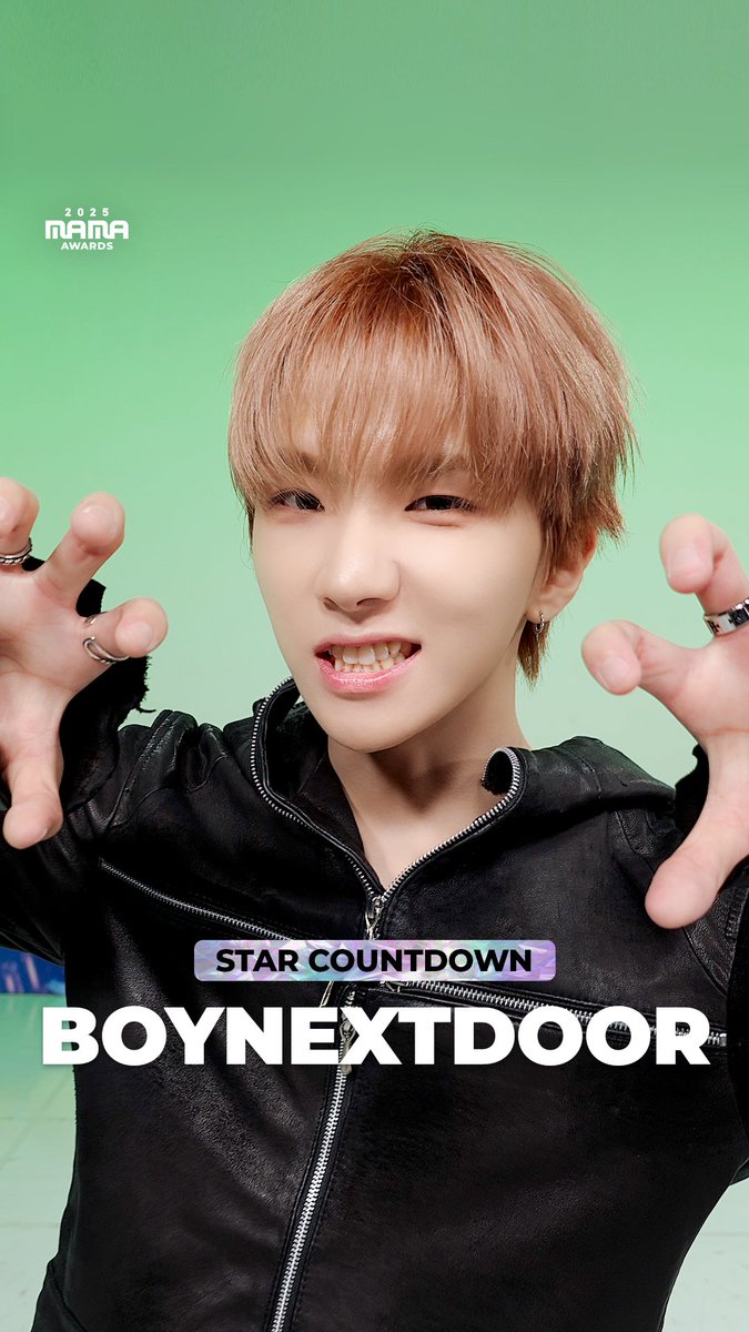 [#2025MAMA] #BOYNEXTDOOR who became tigers?! BOYNEXTDOOR 6 members, 6 colors of UH-HEUNG 🐯 HEAR MY ROAR, UH-HEUNG 2025 MAMA AWARDS 2025.11.28-29 (HKT) Kai Tak Stadium (HONG KONG) &amp; Mnet Plus #MAMAAWARDS #2025MAMAAWARDS