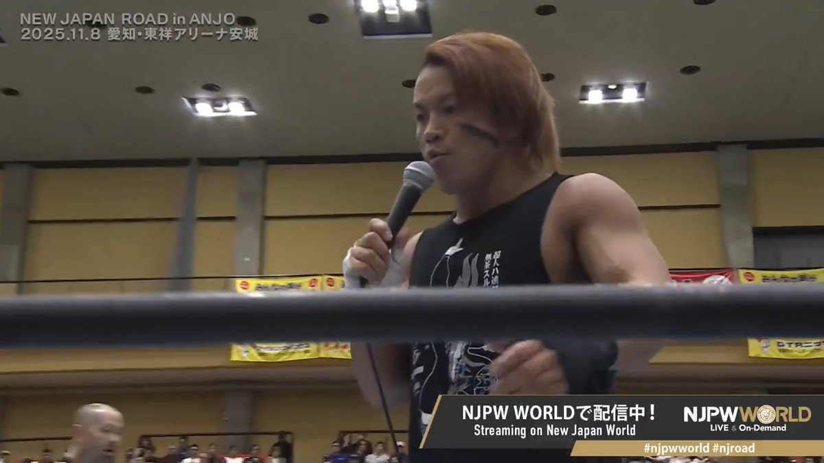 .DOUKI &amp; 石森太二 &amp; EL DESPERADO &amp; 藤田晃生/ Kosei Fujita "Premonition of Battle" From the profile URL #njpw #njpwworld #njroad