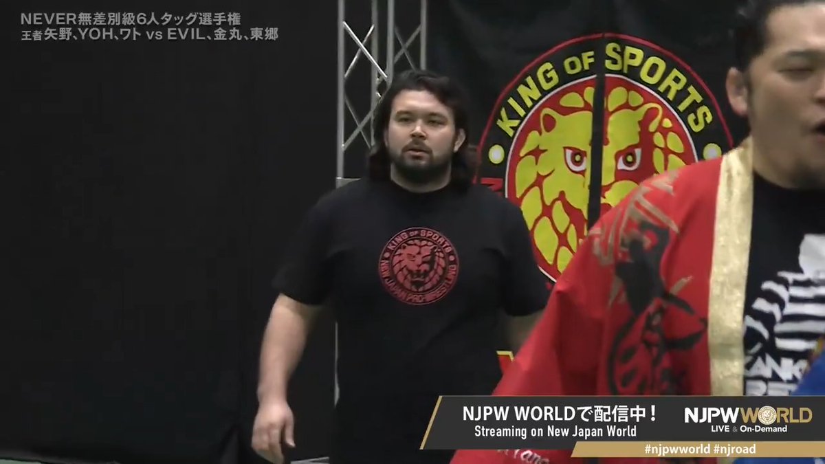 .ウルフアロン A.WOLF "👀⁉️" From the profile URL #njpw #njpwworld #njroad
