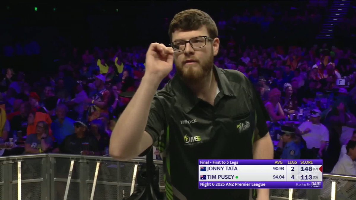 PUSEY BEATS HOMETOWN HERO TATA! TIm Pusey has played himself into ANZ Premier League Play-Off contention after beating Jonny Tata 5-2 in the final in Wellington. 📺 #ANZPL | Final