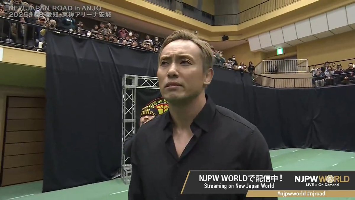 “RAINMAKER!!!!!!!!!!!!!” Kazuchika Okada From the profile URL #njpw #njpwworld #njroad