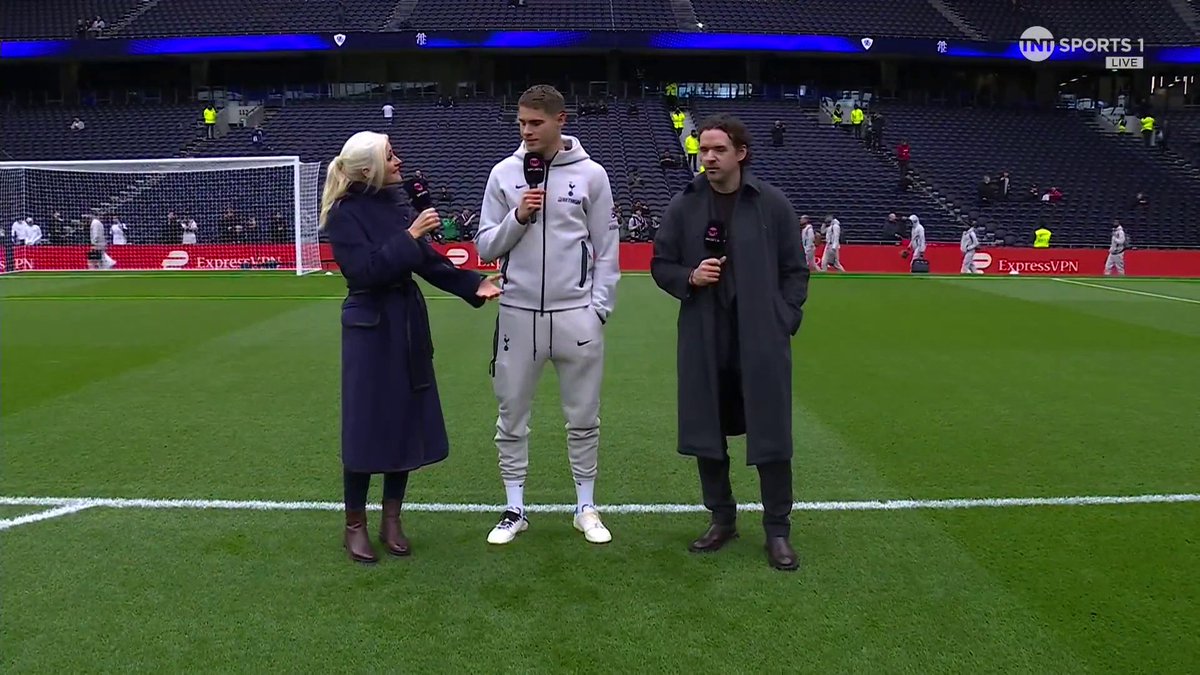 “Son messaged me and said it was an unbelievable goal!" 📲 Micky van de Ven talks us through his midweek wonder goal and how Son Heung-min reacted 👀 🎙️ Lynsey Hipgrave | 📺 TNT Sports & discovery+ UK