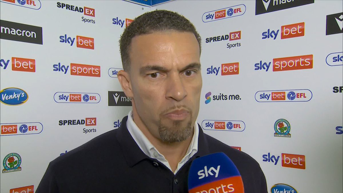 "It was just a matter of time before we got a result" Valerian Ismael is confident that his Blackburn side can continue to progress 📈
