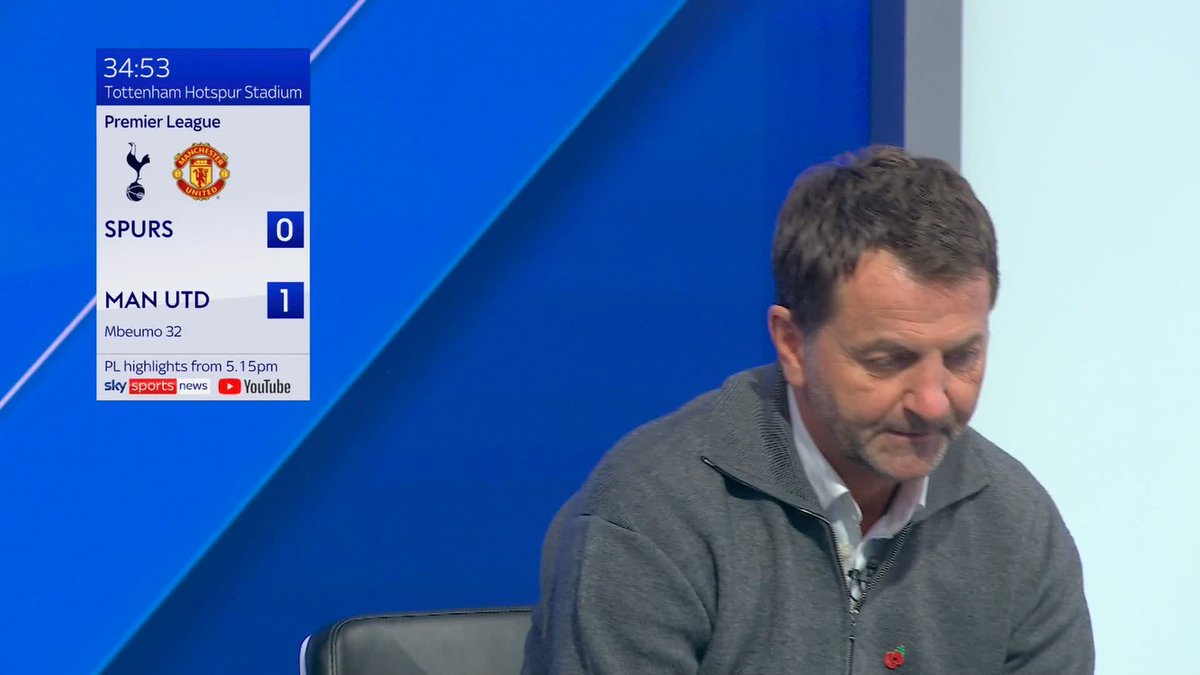 🗣️ "It's the man who haunts Tottenham time and time again." Bryan Mbeumo's header gives Manchester United the lead against Spurs.