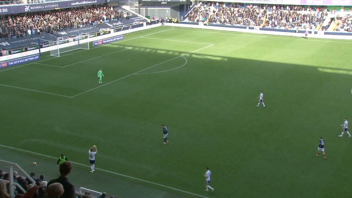 Preston goalkeeper Daniel Iversen won't want to watch this goal back 😳