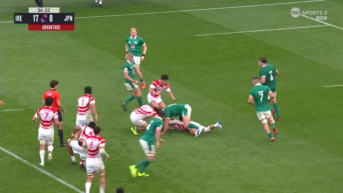 Second try incoming! Nick Timoney shows his pace โก๏ธ๐ฎ๐ช Watch every #QuilterNS match live on TNT Sports & @discoveryplusuk
