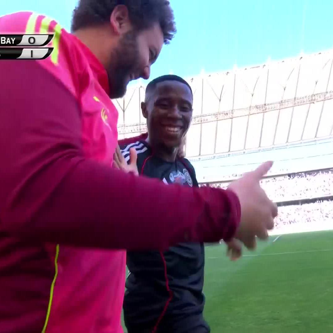 Tshepang Moremi always comes in clutch for the Bucs in cup competitions ☠️ A moment for that assist from Oswin Appollis 👀 📺 Stream #CarlingKnockout on DStv: