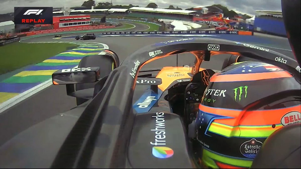 Drama in #F1Sprint as Piastri crashes out! 😮 #F1 #BrazilGP
