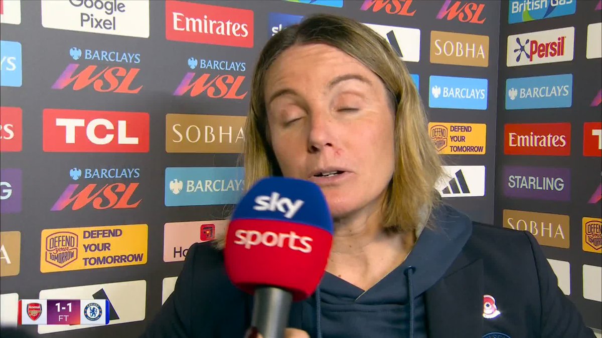 "I don't want to comment on that" Chelsea boss Sonia Bompastor on the controversial decisions in her side's draw against Arsenal 👇