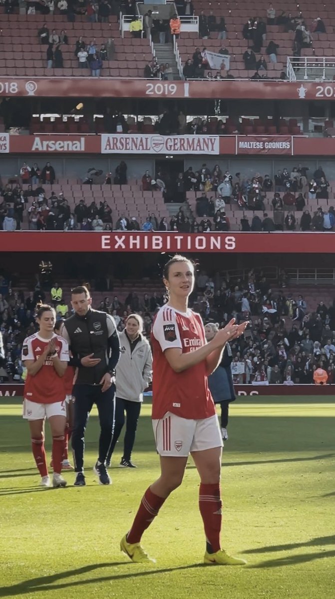 With us all the way. Your support was incredible today, Gooners ❤️