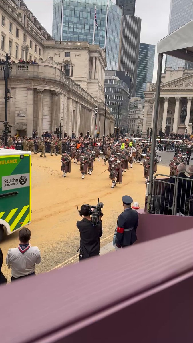 Great to see the Armed Forces marching in the Lady Mayor’s Show…