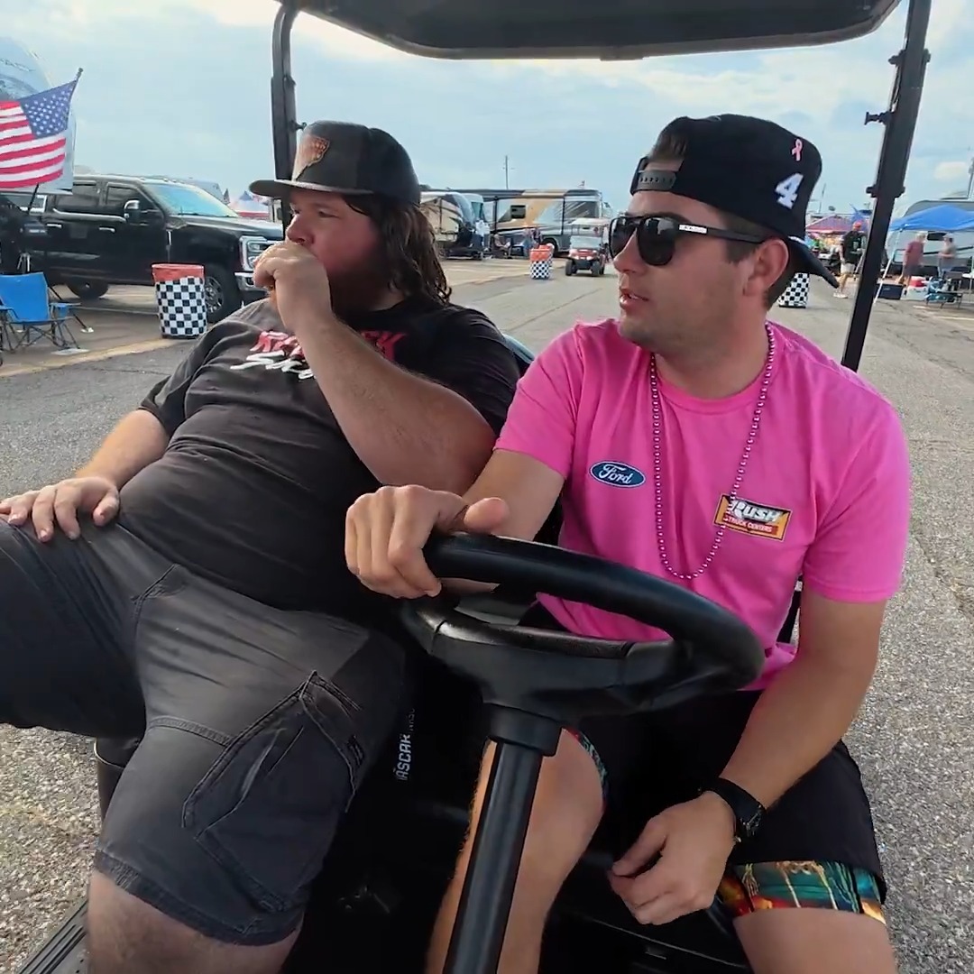 Some of the best tailgates are at the track! westen champlin and Noah Gragson teamed up to explore the food, fans and fun at Talladega Superspeedway.