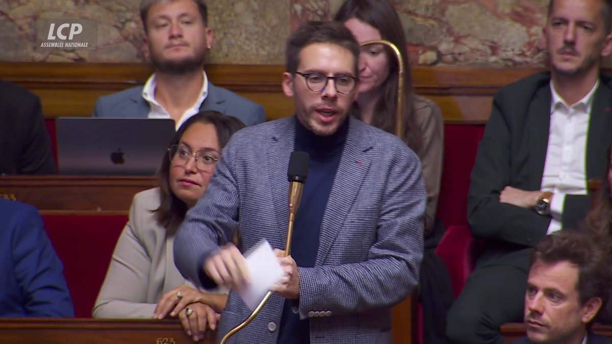 Budget de la Sécu : Les députés LFI voteront contre la partie "recettes", fait savoir Hadrien Clouet. "Nous ne sommes pas d'accord avec un budget qui va retirer 5 milliards d'euros aux hôpitaux." #DirectAN #PLFSS2026