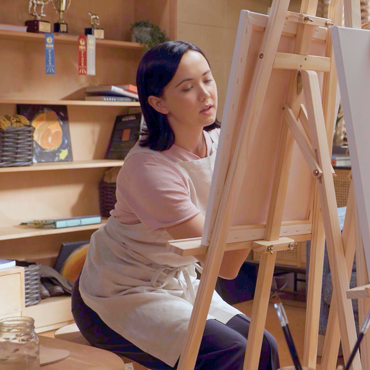 Painting prodigies at work.