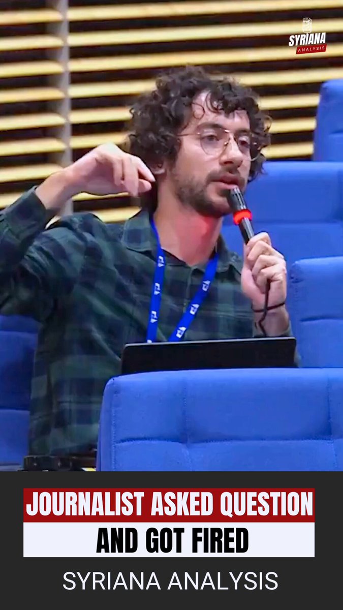 A journalist simply asked the EU: “If Russia must pay for Ukraine’s reconstruction, should Israel pay for Gaza’s?” He didn’t attack anyone. He didn’t give an opinion. He asked a basic, fair question. And he lost his job. Tarik Cyril Amar