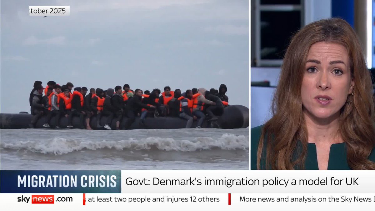 The Home Office has confirmed it is looking at Denmark's immigration laws, which are considered some of the toughest in Europe. Sky's @AmandaAkass reports ⬇️ Read more 🔗 📺 Sky 501, Virgin 602, Freeview 233 and YouTube