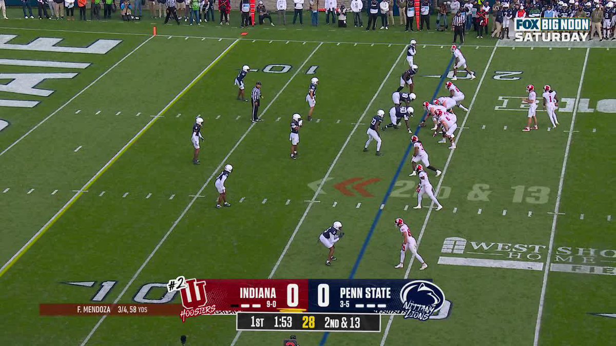 Fernando Mendoza opens the scoring with a run of his own 💥 Indiana Football 📺: FOX