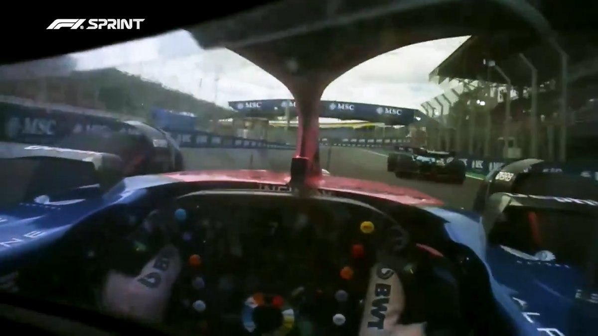 Pierre Gasly in full send-it mode at Turn 1 💪 #F1Sprint #BrazilGP BWT Alpine Formula One Team