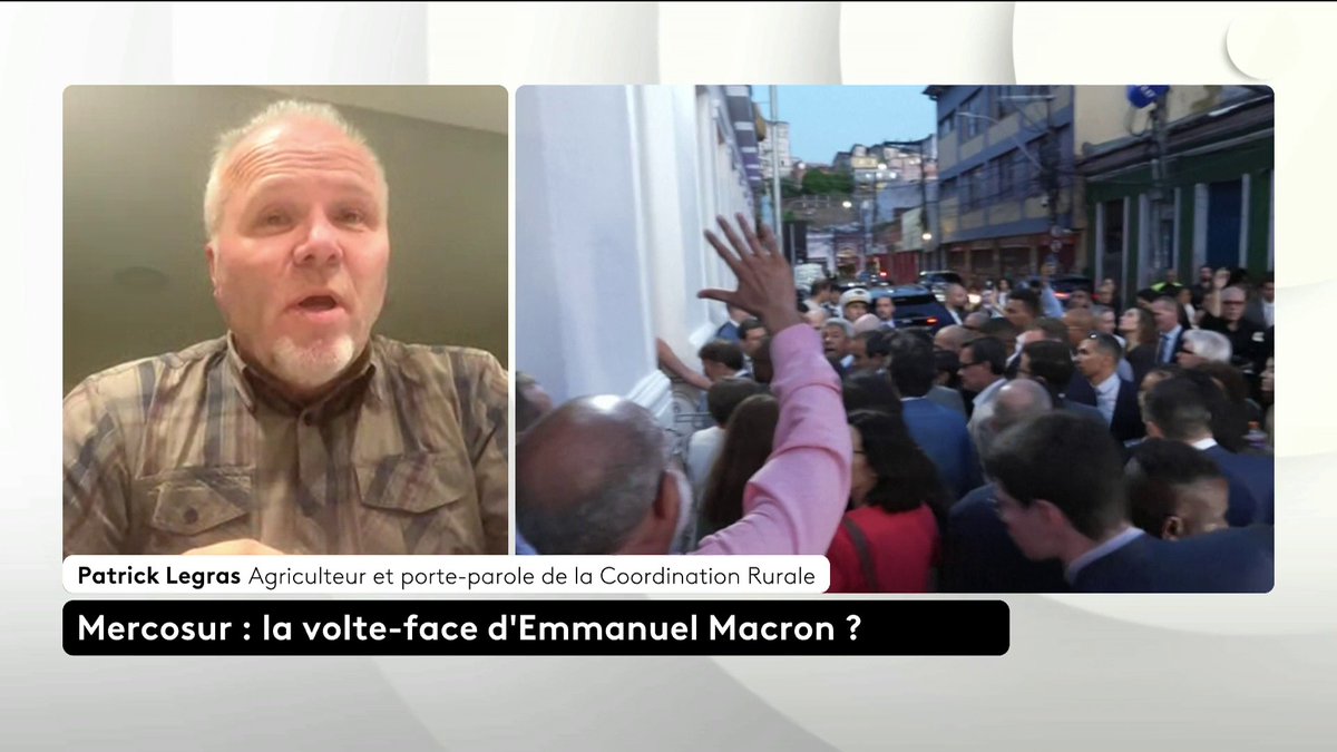 🔴 Mercosur : "Il faut arrêter de se foutre de notre gueule ! On nous bassine avec le bilan carbone, mais quel est l’avantage à faire venir du bœuf de l’autre bout du monde ? Il faut arrêter de nous prendre pour des cons", lâche Legras patrick. #canal16 #ToutEstPolitique