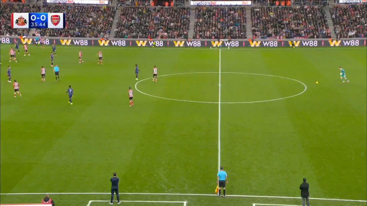 DAN BALLARD! Sunderland break Arsenal's clean sheet run! 🔥
