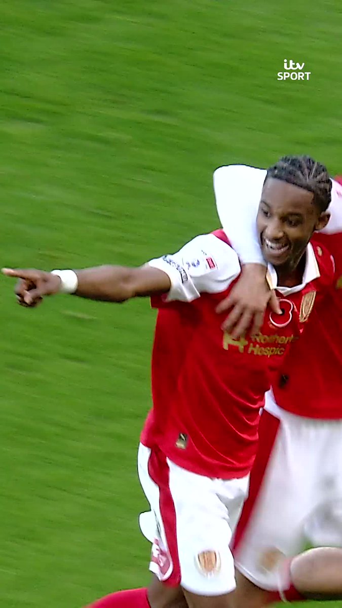 Ar'Jany Martha that is magic! ✨ The former Ajax man with a brilliant effort for Rotherham United