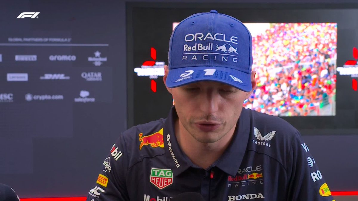 A deflated Max reacts to his Q1 exit 💬 #F1 #BrazilGP