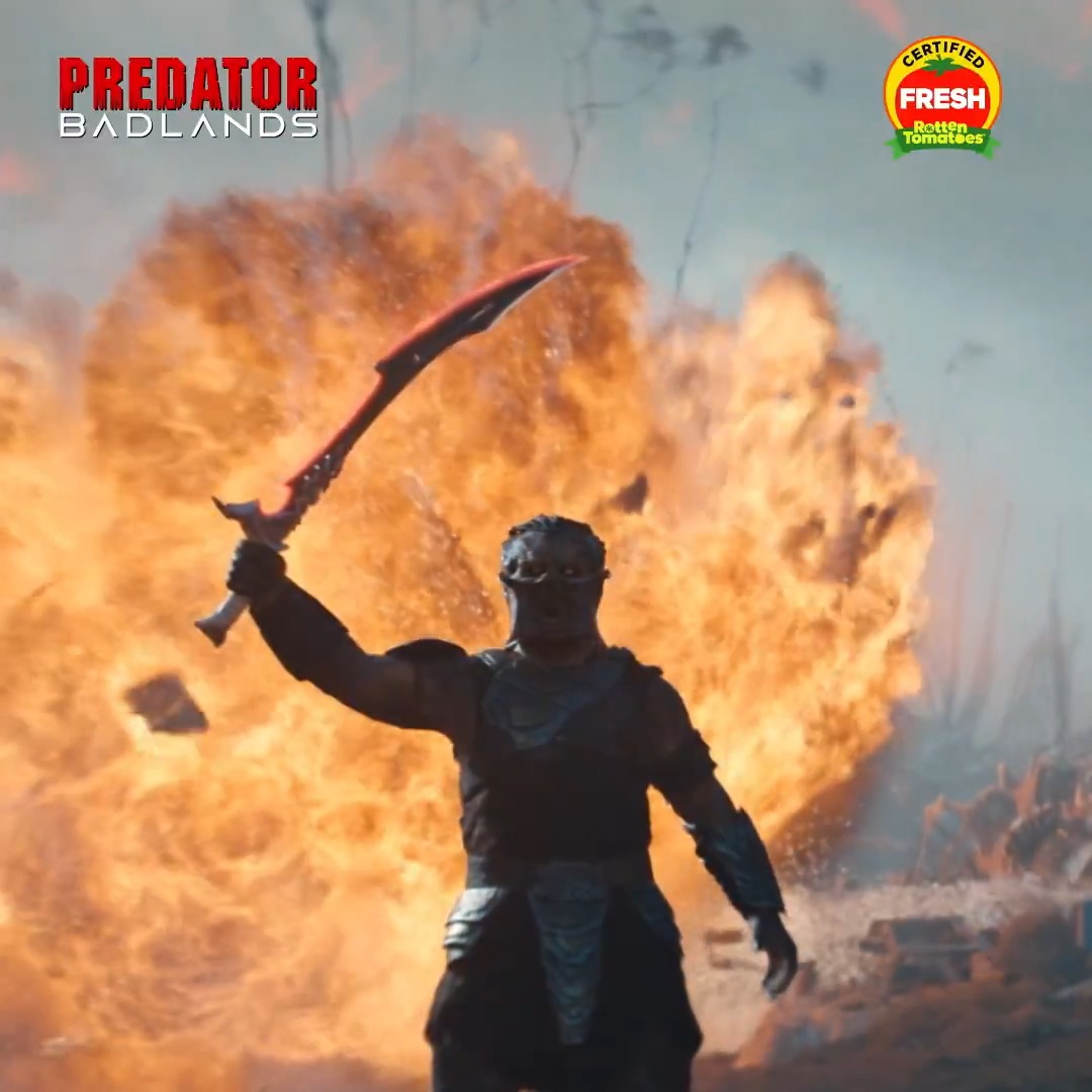 The Badlands dominate. Experience the #1 movie in the world, Predator: Badlands. Get tickets to see it in theaters now: