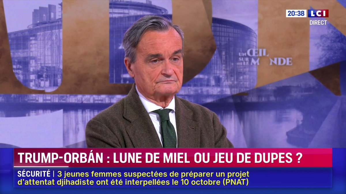 🗣️ « Viktor Orban est un satellite de Donald Trump , il est supposé rendre des services », explique Gérard Araud ▶️ ✦ Margot Haddad ✦