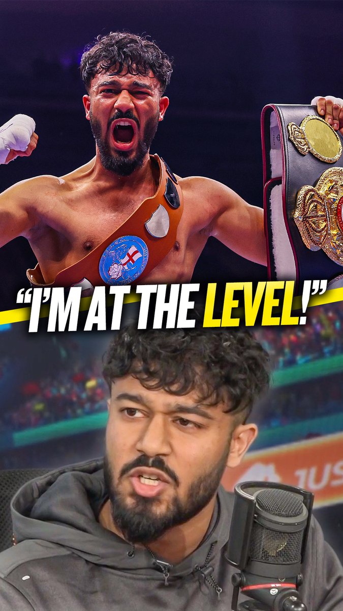 🥊"I'm at the level!" 🔜"There's no rush." 👀Hamza Uddin believes he's got what it takes to "mix it with the world champions!"