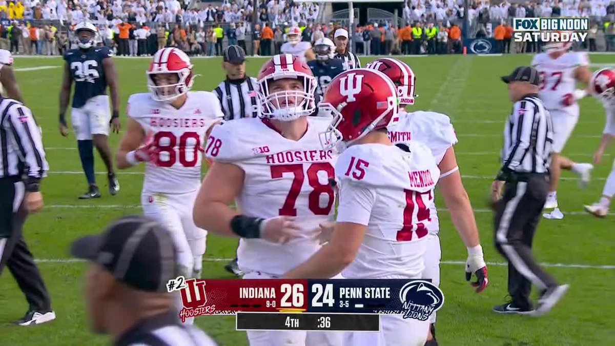 INDIANA TAKES THE LEAD WITH 36 SECONDS LEFT 💥💥 Indiana Football 📺: FOX