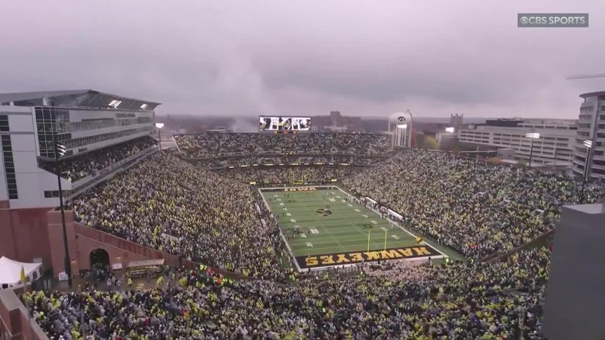 Welcome to Kinnick Stadium. CBS | Paramount+