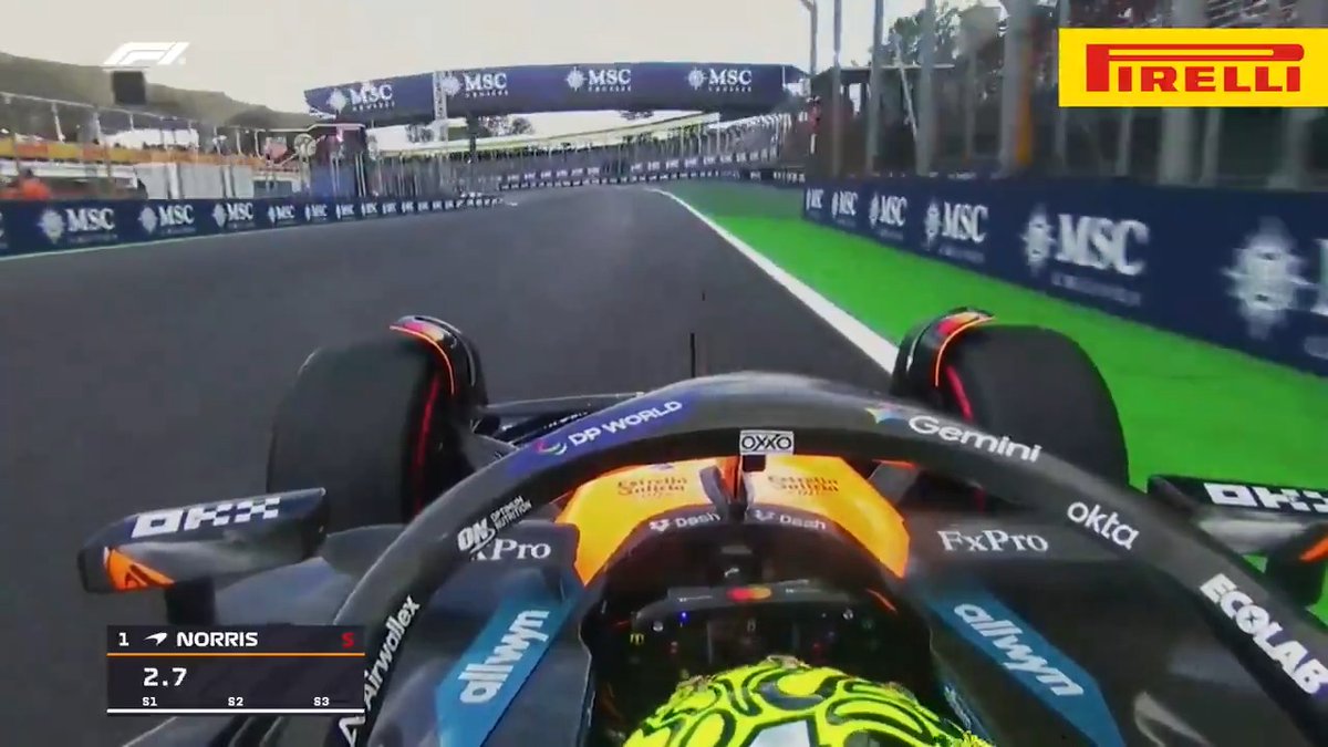 Lando Norris stormed to his sixth pole of the season at Interlagos 💪 Ride onboard with the McLaren driver as he masters the dips, twists and turns of this iconic track 🇧🇷 #F1 #BrazilGP Pirelli Motorsport