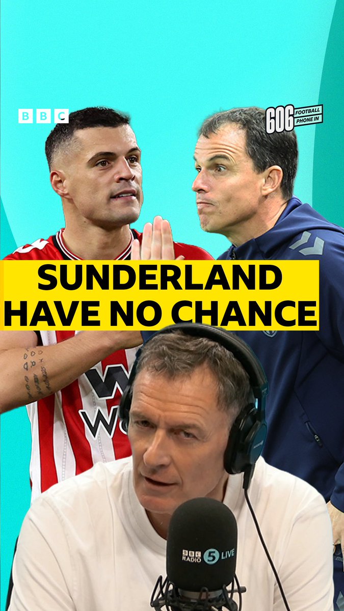 "You're getting ahead of yourself" ❌🏆 🐈‍⬛ Chris Sutton says Sunderland have “no chance” of winning the Premier League #BBCFootball #BBC606