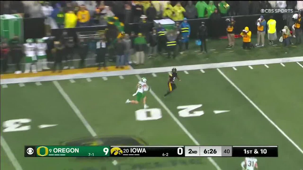 Gronowski 🎯 Gill 🙌 Hawkeye Football 📺: CBS