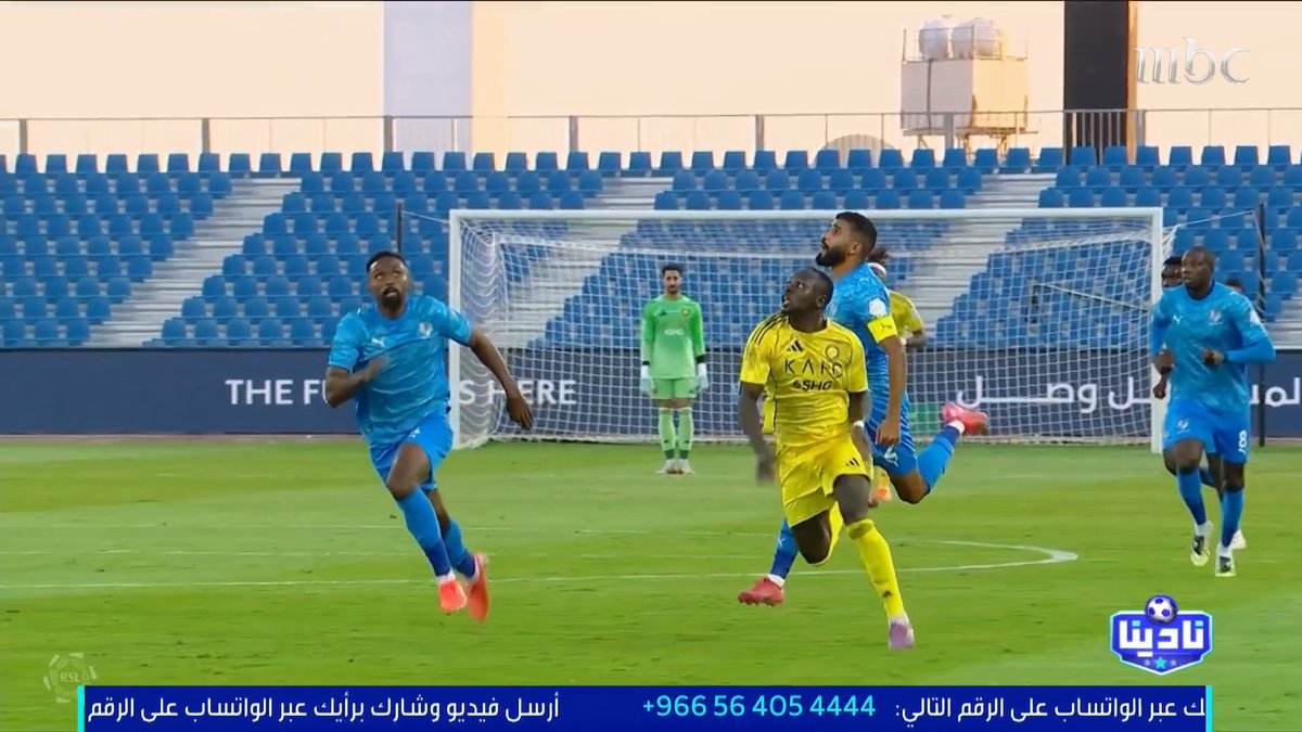 الخبير التحكيمي - فهد المرداسي: الحالات التحكيمية لمباراة نيوم VS النصر د 54 بطاقة حمراء صحيحة للاعب نيوم د 62 ركلة جزاء غير صحيحة للنصر مجاناً على شاهد برنامج #نادينا يوميا الساعة 11مساءً بتوقيت السعودية على #MBC1 لمتابعة البث المباشر