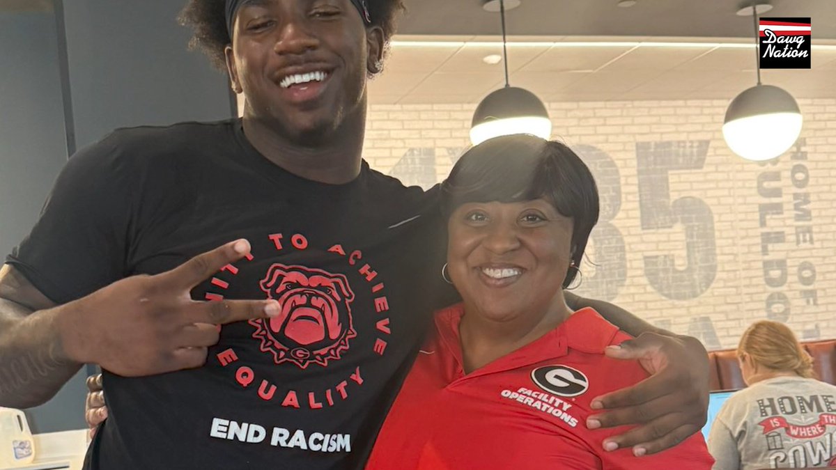 Georgia dedicated today’s win to Ms. Kim Allen — a beloved UGA staffer known for her constant smile and positivity. ❤️ “She was too good for the world… so God put her in heaven — in a better place.” #GoDawgs | #DawgNation