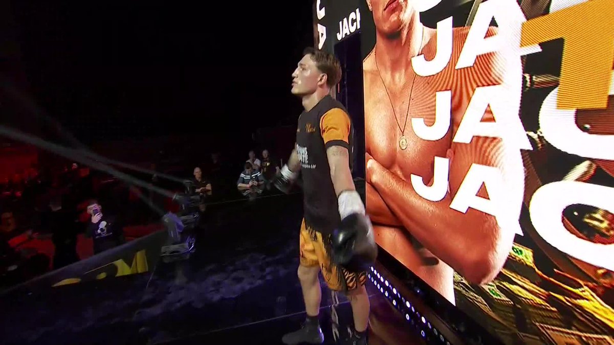 This was some ringwalk from Ted Jackson 🔥 The Heist | GBM Sports▪️