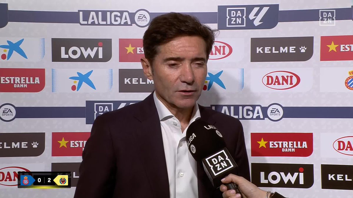 "26 de 36 puntos es una barbaridad" 🔝🟡 Marcelino Garcia Toral, en el micrófono de Irene Molina, celebrando el TEMPORADÓN del Villarreal CF #LALIGAenDAZN ⚽