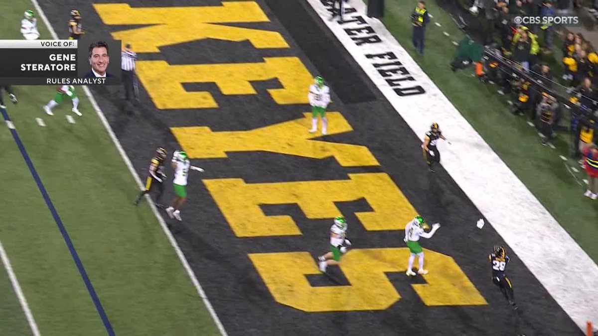 Iowa's two-point attempt is overturned. Gene Steratore breaks it down.