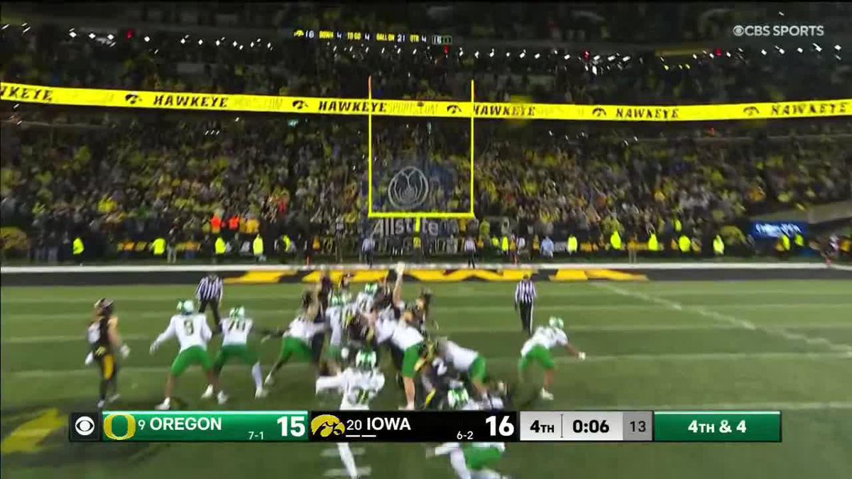 NO. 9 Oregon Football's GAME-WINNING FG 🚨