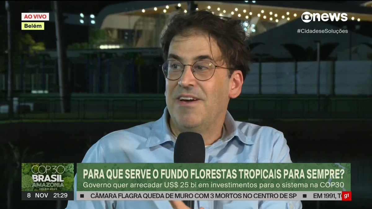 Coordenador-geral do MapBiomas diz que fundo global de florestas tropicais tem “duas grandes inovações” e explica quais são. Tasso Azevedo ainda acredita que “recurso vai ser levantado e vai ter sucesso”. #CidadeseSoluções ➡ Assista à #GloboNews: