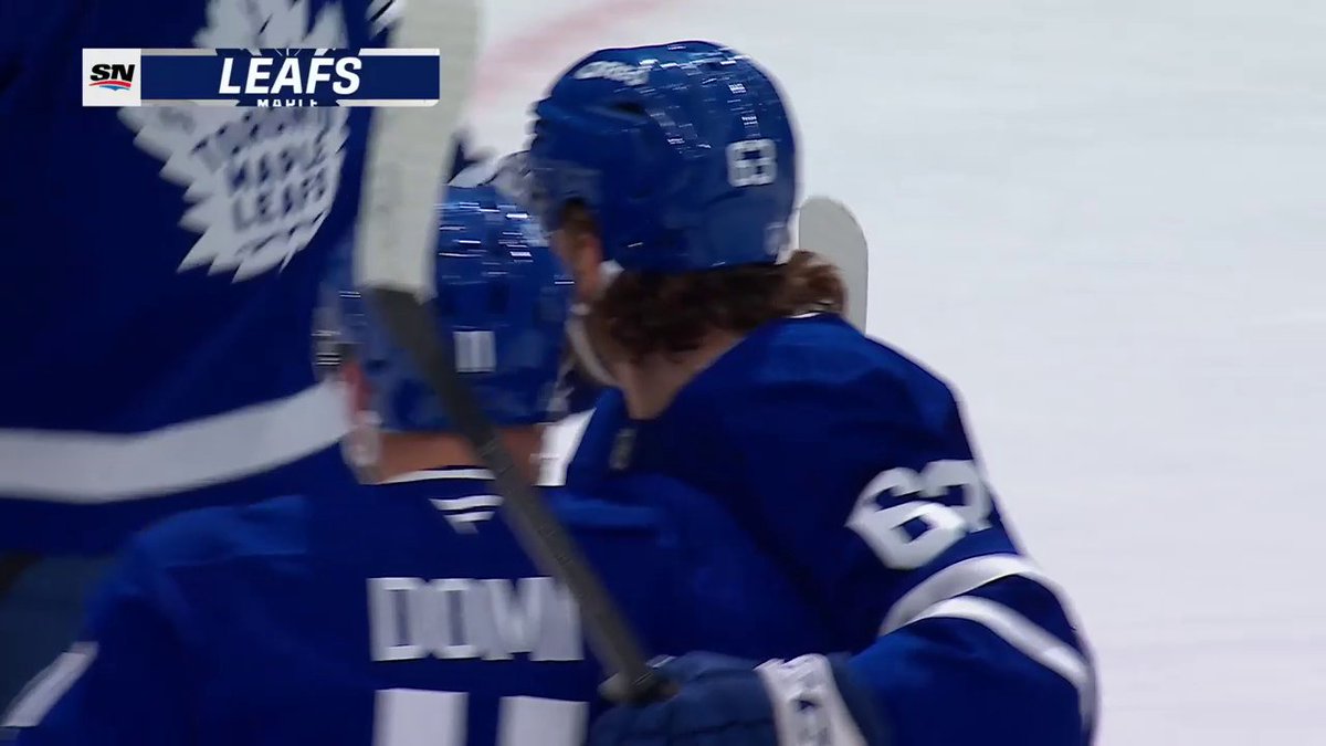 ALL TIED UP IN TORONTO! 🍁 Check out this sweet feed from Nic Roy to set up Matias Maccelli! 📺: Sportsnet or stream on Sportsnet+ ➡️
