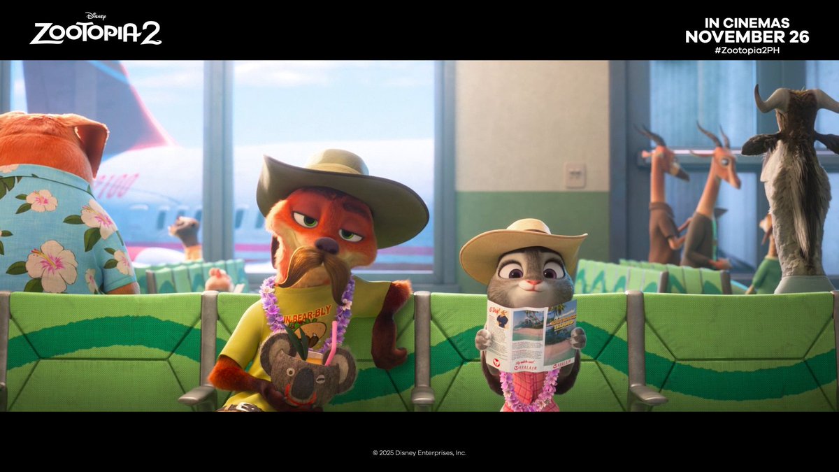 Wrong place, wrong time… or a setup? 👀 Catch the dream team’s wildest case yet in #Zootopia2PH! Tickets available NOW 🎟️: