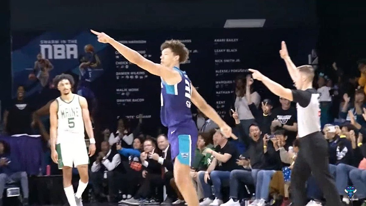 Tidjane Salaun hits the game-winner for the Greensboro Swarm! 👌