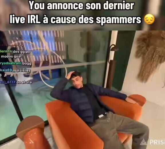 YOU s’énerve et annonce que c’est son dernier live IRL a cause des streamhackeur dérangeant les lieux où il se rend 🤦 Ils abusent de fou